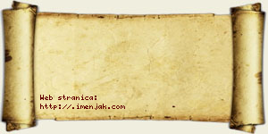 Maja Zebić vizit kartica